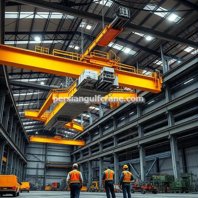 ساخت جرثقیل سقفی خط مونتاژ در تهران