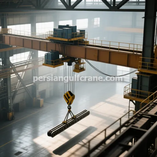 طراحی و ساخت جرثقیل سقفی تک پل آویز در سراسر ایران