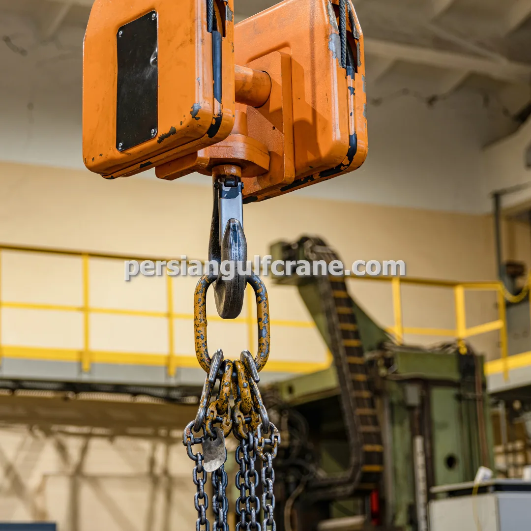 طراحی و ساخت جرثقیل سقفی زنجیری در تهران